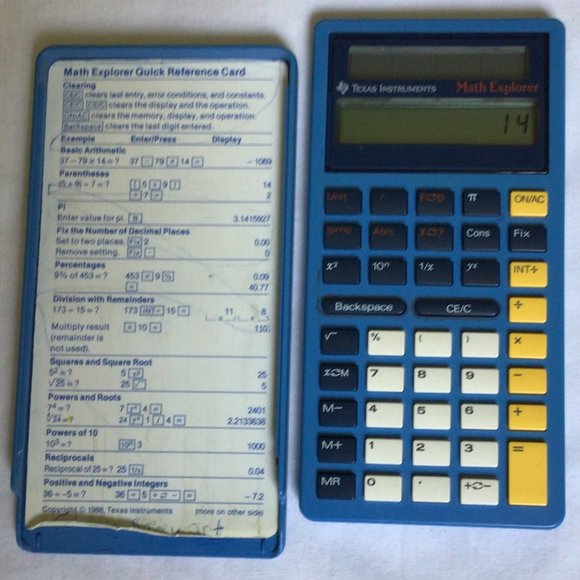 Texas Instruments Other - Texas Instruments Math Explorer Solar Calculator